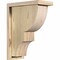Ekena Millwork Ridgewood Rough Sawn Corbel w/Backplate, Douglas Fir, 6"W x 12"D x 16"H COR06X12X16RID01RDF - alternate 1